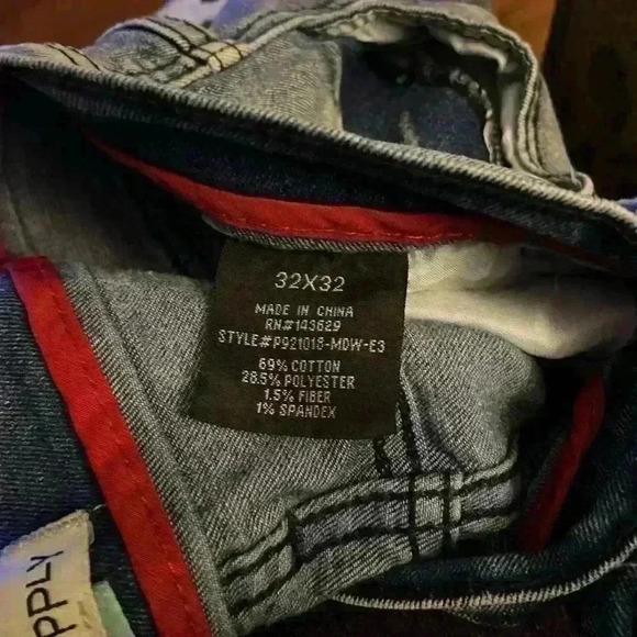 Public Supply Graphic Distressed Jeans 32x32”. GOAT GRAPHIC - Picture 9 of 11